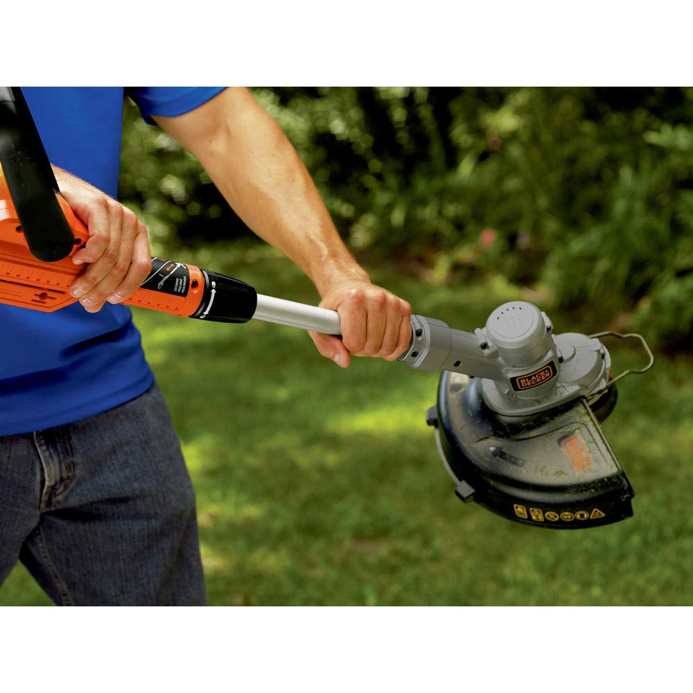 BLACK+DECKER 20V MAX Cordless String Trimmer & Edger | 12-Inch with Battery Included