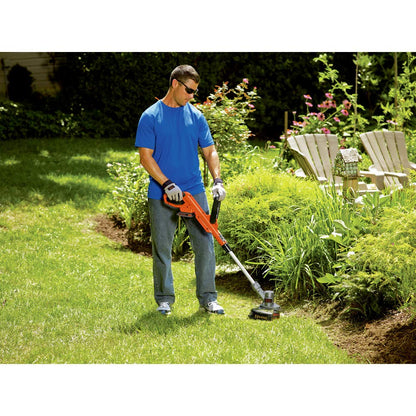 BLACK+DECKER 20V MAX Cordless String Trimmer & Edger | 12-Inch with Battery Included