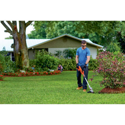 BLACK+DECKER 20V MAX Cordless String Trimmer & Edger | 12-Inch with Battery Included