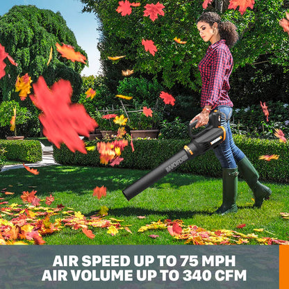 Worx 20V String Trimmer & Edger + Leaf Blower Combo Kit | Cordless Lawn Tools with Battery & Charger Included